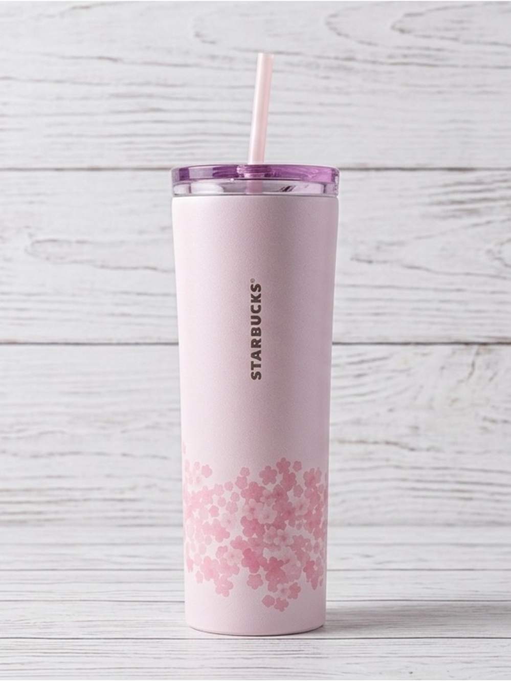 NWT Starbucks 2026 Spring Sakura Cherry Blossom Stainless Steel Tumbler Cold